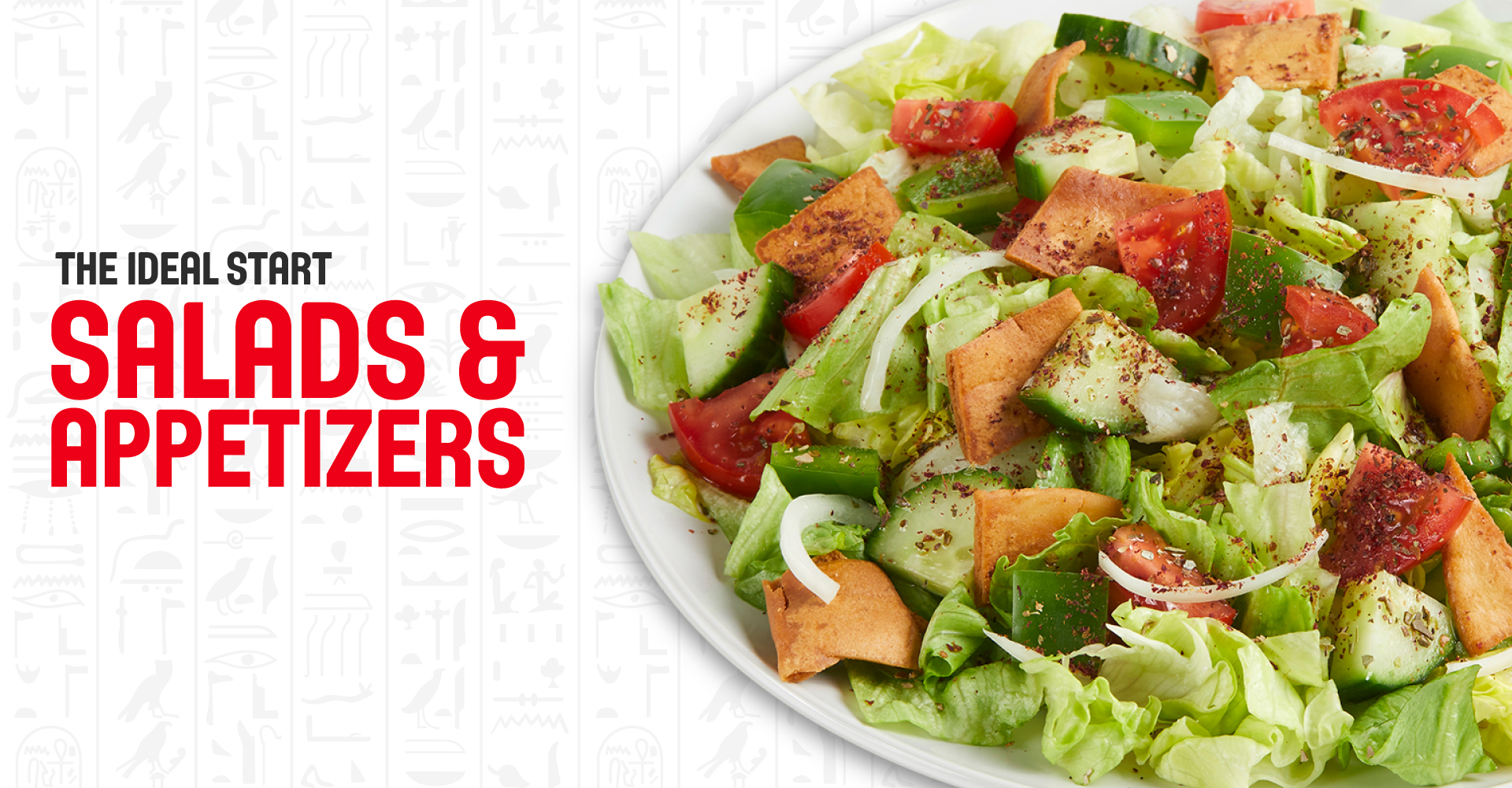 the ideal start - Salads and Appetizers